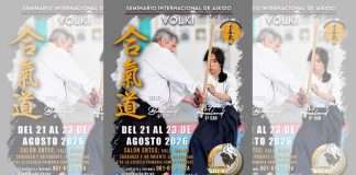 Impartirán el Seminario Internacional de Aikidō en Chiapas con Maestros de la Takemusu Aikido Association Cartel del 1er Seminario Internacional de Aikidō de la Academia Volki en Tuxtla Gutiérrez.
