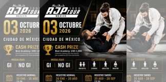 La FEMEXJIUJITSU anuncia el AJP Tour Mexico National Jiu-Jitsu Championship 2026 en la CDMX Cartel oficial del AJP Tour Mexico National Jiu-Jitsu Championship 2026.