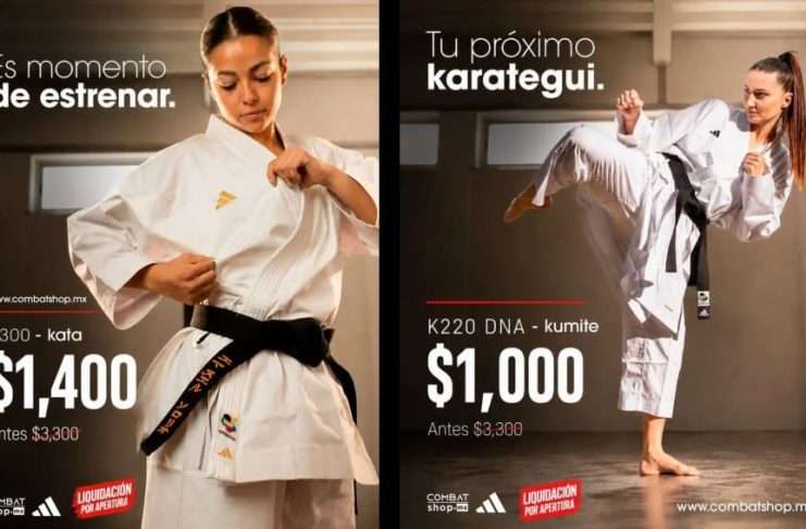 ¡La liquidación crece! Adidas Combat Shop Guadalajara suma nuevos karateguis de élite a precios increíbles Liquidación por Apertura en Guadalajara – La Selección de Élite