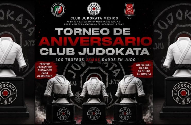 Revelan los trofeos exclusivos para el Torneo de Aniversario Club Judokata rumbo a la Gimnasiada Nacional 2026 Trofeos exclusivos con forma de judogui para el Torneo de Aniversario Club Judokata.