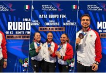 Selección Mexicana de Karate suma 3 bronces más y llega a 5 preseas en Santo Domingo 2026 Medallistas mexicanos de karate en la segunda jornada de los Juegos Centroamericanos Santo Domingo 2026.