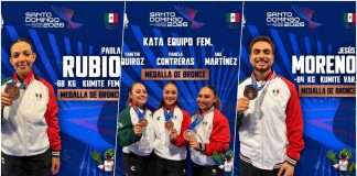 Selección Mexicana de Karate suma 3 bronces más y llega a 5 preseas en Santo Domingo 2026 Medallistas mexicanos de karate en la segunda jornada de los Juegos Centroamericanos Santo Domingo 2026.