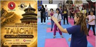 10.ª Generación del Estándar de Taichi SEP-CONOCER sumará beneficio exclusivo de práctica sabatina sin costo Mtra. Elizabeth García impartiendo clase de práctica de Taichi para el Estándar SEP-CONOCER.