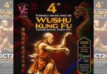 Anuncian el 4.° Torneo Mexicano de Wushu-Kung Fu Tradicional Zhen Wu en la CDMX Cartel del 4.° Torneo Mexicano de Wushu-Kung Fu Tradicional Zhen Wu en la CDMX.