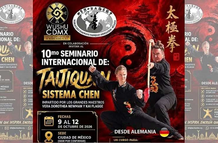 Comenzaron a agotarse los lugares para el exclusivo 10.° Seminario Internacional de Taijiquan Estilo Chen en la CDMX La respuesta para el 10.° Seminario Internacional de Taijiquan Estilo Chen en la CDMX está siendo excelente y los espacios comenzaron a agotarse.