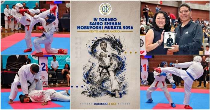 Confirman Sede para el IV Torneo Saiko Shihan Nobuyoshi Murata Morishita en la CDMX Cartel oficial del IV Torneo Saiko Shihan Nobuyoshi Murata Morishita en el CUM.
