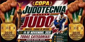 Copa Judotecnia 2026 Confirma Fecha en CDMX y la Medalla Coleccionable del Signo “DO” Cartel oficial de la Copa Judotecnia 2026 en la Ciudad de México.