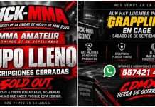 ¡Cupo Lleno! MMA Amateur Agota Inscripciones para el Torneo SICK-MMA 2026 en CDMX; Grappling Sigue Abierto Aviso de Cupo Lleno en MMA Amateur para el Torneo SICK-MMA 2026 en la CDMX.
