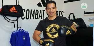 De competidor a referente empresarial: la historia del Ing. Erick Alonso y la expansión de Adidas Combat Sports México Ing. Erick Alonso Torres, Director Comercial de Adidas Combat Sports México, en la tienda Combat Shop.