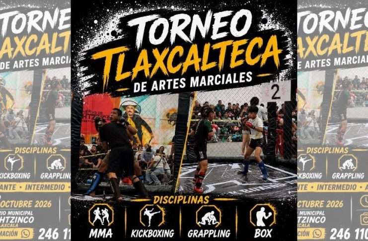 El Auditorio Municipal Xicohtzinco Albergará el Torneo Tlaxcalteca de Artes Marciales 2026 Cartel oficial del Torneo Tlaxcalteca de Artes Marciales 2026.