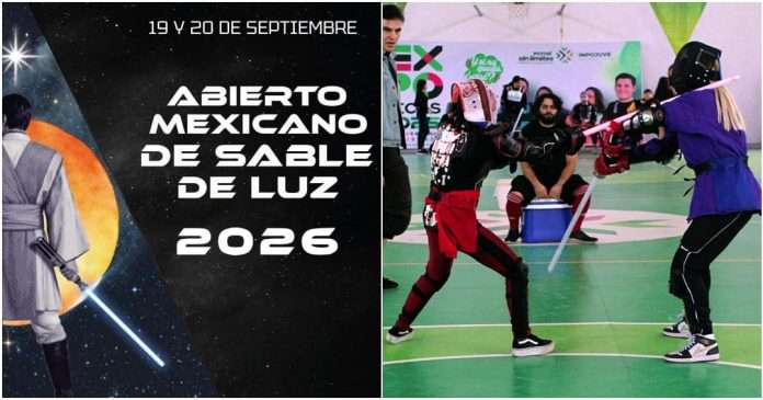 El Poder de la Fuerza llegará a SLP con el Cuarto Abierto Mexicano de Sable de Luz 2026 El Poder de la Fuerza en el Abierto Mexicano de Sable de Luz en San Luis Potosí.