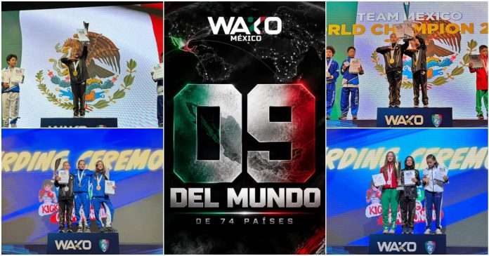 México Conquista el Top 10 Mundial de Kickboxing en Jesolo 2026 con 22 Medallas La Selección Mexicana de Kickboxing celebra el noveno lugar mundial en Jesolo 2026.