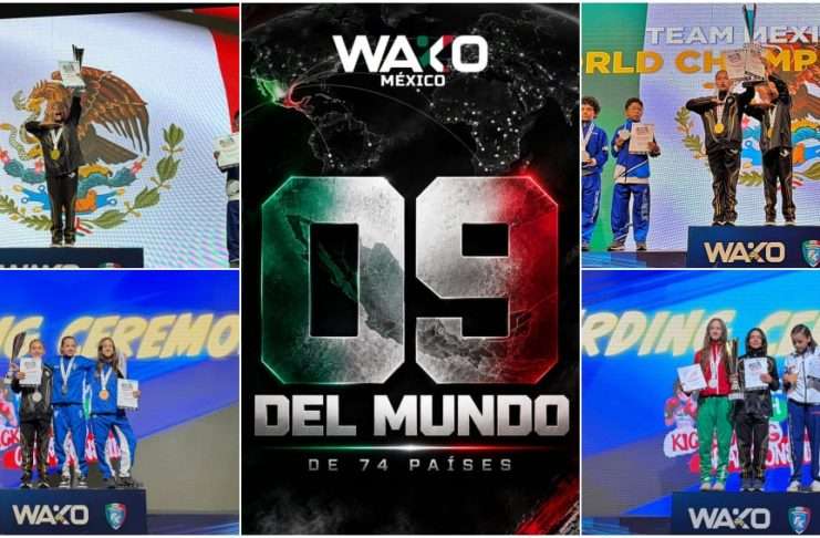 México Conquista el Top 10 Mundial de Kickboxing en Jesolo 2026 con 22 Medallas La Selección Mexicana de Kickboxing celebra el noveno lugar mundial en Jesolo 2026.