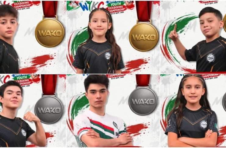 México Inicia con Oros y Platas en el Campeonato Mundial Infantil, Cadetes & Juniors de Kickboxing 2026 México arrancó con oros y platas en el Campeonato Mundial Infantil, Cadetes & Juniors Jesolo 2026.