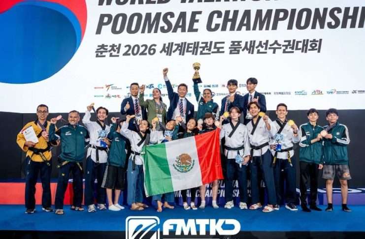 México Triunfa en el Campeonato Mundial de Poomsae Chuncheon 2026 con Seis Medallas Mundialistas Selección Mexicana de Taekwondo gana seis medallas en el Mundial de Poomsae Chuncheon 2026.