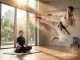 Qué Son el Wellness y el Fitness y Cómo las Artes Marciales Cubren Ambos Conceptos Practicantes de Karate y Wushu ejecutando técnicas que combinan fitness y wellness.