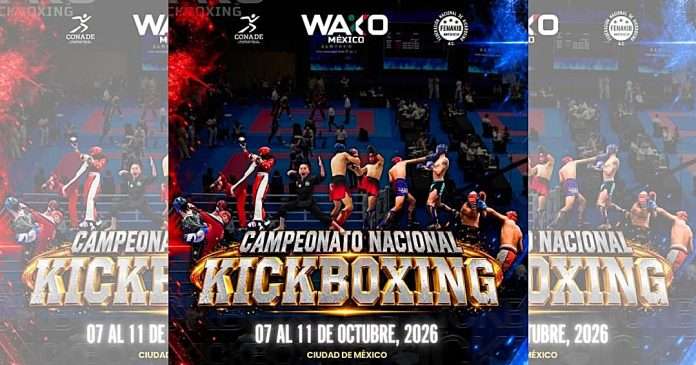 El Campeonato Nacional de Kickboxing 2026 en la CDMX definirá a la Selección Mexicana WAKO.