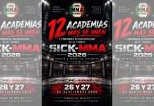 Torneo SICK-MMA 2026: Una Vitrina de Visorías que Reunirá a 6 Promotoras en la CDMX Cartel del Torneo SICK-MMA 2026 en la Academia Bonebreaker Central de la CDMX.