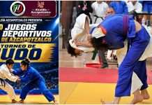 Torneo de Judo de los 2.° Juegos Deportivos de Azcapotzalco 2026 Será Plataforma de Fogueo Nacional Competidores en acción durante el torneo de Judo de los Juegos Deportivos de Azcapotzalco 2026.