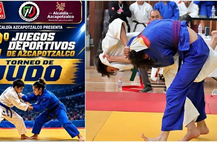 Torneo de Judo de los 2.° Juegos Deportivos de Azcapotzalco 2026 Será Plataforma de Fogueo Nacional Competidores en acción durante el torneo de Judo de los Juegos Deportivos de Azcapotzalco 2026.