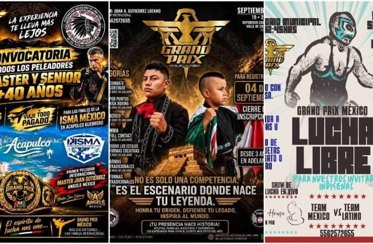 Valle de Chalco vibrará con el Grand Prix Martial Arts Championship 2026, Lucha Libre y Combate Master Cartel oficial del Grand Prix Martial Arts Championship 2026 en Valle de Chalco.