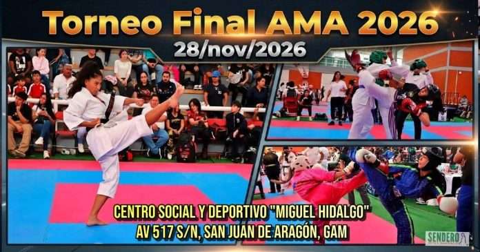 Sede del Campeonato Final AMA 2026 en el Centro Social y Deportivo Miguel Hidalgo.