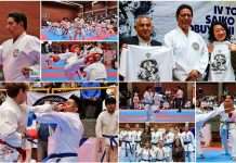 El Espíritu del Pionero del Karate-Do en México se vivió en el IV Torneo Saiko Shihan Nobuyoshi Murata Shihan Rafael Gaytán junto a Kazumi y Makiko Murata en el IV Torneo Saiko Shihan Nobuyoshi Murata 2026.
