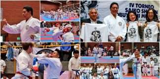 El Espíritu del Pionero del Karate-Do en México se vivió en el IV Torneo Saiko Shihan Nobuyoshi Murata Shihan Rafael Gaytán junto a Kazumi y Makiko Murata en el IV Torneo Saiko Shihan Nobuyoshi Murata 2026.