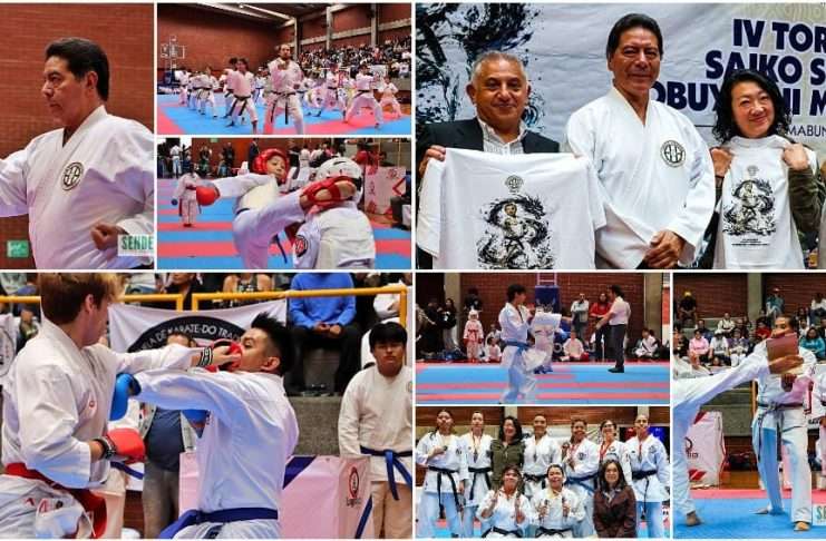 El Espíritu del Pionero del Karate-Do en México se vivió en el IV Torneo Saiko Shihan Nobuyoshi Murata Shihan Rafael Gaytán junto a Kazumi y Makiko Murata en el IV Torneo Saiko Shihan Nobuyoshi Murata 2026.
