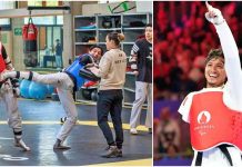 Juan Diego García Apunta al Podio en el Mundial de Para Taekwondo Muju 2026 Juan Diego García en combate de para taekwondo rumbo al Campeonato Mundial Muju 2026 en Corea.