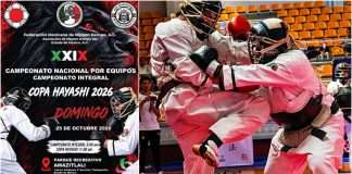 La contundencia del Nippon Kempo llegará al Parque Recreativo Amazitlali con el XXIX Campeonato Nacional y Copa Hayashi 2026 Combate con armadura Bogu en el XXIX Campeonato Nacional de Nippon Kempo Copa Hayashi 2026.