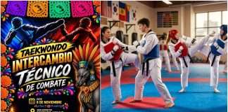 Oportunidad de elevar Nivel de Kyorugui en Intercambio Técnico de Combate de Taekwondo Intercambio Técnico de Combate de Taekwondo organizado por Dinastía Lobos en la Gustavo A. Madero.