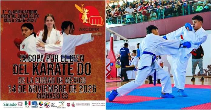 Rumbo al Ciclo 2026-2027, Ya Viene la IX Copa por el Bien del Karatedo en la CDMX La IX Copa en el Gimnasio G-3 será selectivo obligatorio para la representación de la CDMX en 2026-2027.