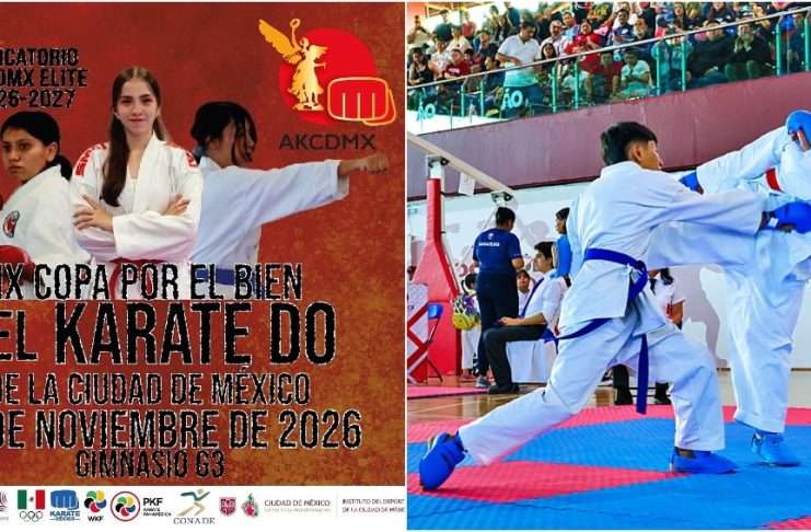 Rumbo al Ciclo 2026-2027, Ya Viene la IX Copa por el Bien del Karatedo en la CDMX La IX Copa en el Gimnasio G-3 será selectivo obligatorio para la representación de la CDMX en 2026-2027.