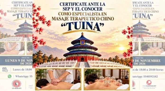 Se abrirá certificación en Masaje Terapéutico Chino Tuina con reconocimiento SEP-CONOCER Aplicación de masaje terapéutico chino Tuina en el Colegio de Estudios Superiores de Wushu.