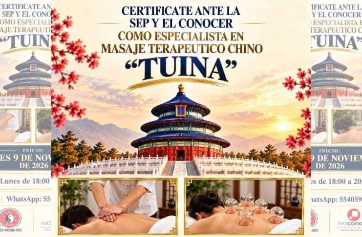 Se abrirá certificación en Masaje Terapéutico Chino Tuina con reconocimiento SEP-CONOCER Aplicación de masaje terapéutico chino Tuina en el Colegio de Estudios Superiores de Wushu.