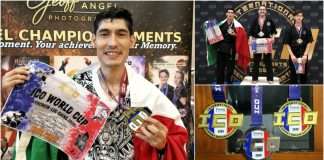 Sensei Juan Emanuel Granados Triunfa en Francia y Pone en Alto a México en el Mundial ICO 2026 Sensei Juan Manuel Granados celebrando sus medallas conquistadas en el Campeonato Mundial ICO 2026 en Francia.