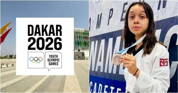 La seleccionada nacional Vania Mondragón en preparación para los Juegos Olímpicos de la Juventud Dakar 2026.