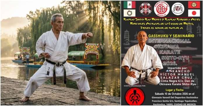 Xochimilco tendrá Gasshuku y Seminario Internacional de Karate Shito-Ryu 2026 Entrenamiento del Seminario Internacional de Karate Shito-Ryu en Xochimilco.